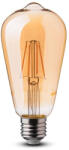 V-TAC Bec LED - 6W, E27, Filament Amber Reflector Al ST64, 2200K (18342-)