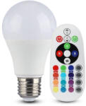 V-TAC Bec LED 6W, E27, A60, RGB+Lumina Calda 2700K Cu Telecomanda (5160-B)