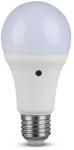 V-TAC Bec LED - 9W, E27, A60, Thermoplastic, Senzor 200D, 6000K (13604-)