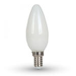V-TAC Bec LED - 4W, Filament, E14, Dispersor Opac Candle, 4000K (17961-)