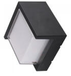 V-TAC Lampa LED de Perete Patrata 12W, Corp Negru, Lumina Calda (3000K) (21700-)