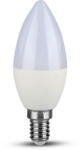 V-TAC Bec LED - 4W, E14, Candle, 2700K (10596-)