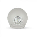 V-TAC Lampa LED 6W, Rotunda, Corp Gri, IP65, Lumina Calda (3000K) (27752-)