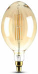 V-TAC Bec LED 8W Filament, E27, BF180, Aspect Chihlimbar Dimabil, 2000K (13136-)