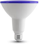 V-TAC Bec LED - 15W, PAR38, E27, IP65, Albastru (18359-)
