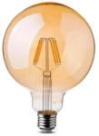 V-TAC Bec LED Filament 6W, E27, G125, Aspect Chihlimbar, Lumina Calda 2200K (21776-)