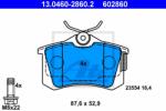 ATE set placute frana, frana disc ATE 13.0460-2860.2 (13.0460-2860.2)