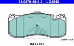 ATE set placute frana, frana disc ATE Ceramic 13.0470-4848.2 (13.0470-4848.2)