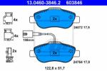 ATE set placute frana, frana disc ATE 13.0460-3846.2 (13.0460-3846.2)