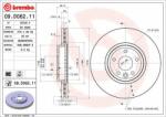 BREMBO Disc frana BREMBO PRIME LINE - UV Coated 09. D062.11 (09.D062.11)