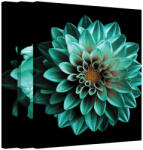 AA Design Set tablouri cu flori turcoaz Serenitate (BNDMRL378)