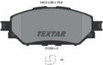 TEXTAR set placute frana, frana disc TEXTAR 2123401 (2123401)