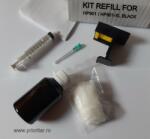 HP Kit refill reincarcare cartuse HP901 desfundare HP901-XL NEGRU CC653AE CC654AE