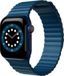 Next One Curea NEXT ONE Leather Loop pentru Apple Watch 42-44mm, Denim Blue (AW-4244-LTHR-BLU)