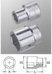 Genius Tools 625220 3/4"-os 6 lapú dugókulcs fej, 20 mm (625220)