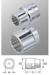 Genius Tools 635234 3/4"-os 12 lapú dugókulcs fej, 34 mm (635234)