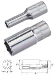 Genius Tools 326307 3/8"-os 6 lapú dugókulcs fej, hosszított kivitel, 7 mm (326307)
