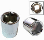 Welzh Werkzeug 1233-10-WW 3/8"-os 6 lapú Lok-Typ dugókulcs fej, alacsony, 17 mm (1233-10-WW)