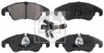 Febi Bilstein set placute frana, frana disc FEBI BILSTEIN 16798 (16798)
