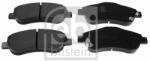 Febi Bilstein set placute frana, frana disc FEBI BILSTEIN 16806 (16806)