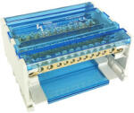 Tracon Electric Tracon FLSO16-4P11 Moduláris elosztóblokk nyitható fedéllel 3×16(10) mm2 / 8×10(6) mm2, 500VAC/DC, 80A (FLSO16-4P11) - elektrikstore