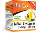 BioCo BioCo MSM+C vitamin 750 mg+750 mg italpor 75adag