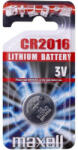 Maxell CR2016 3V lítium gombelem, 1 db/bliszter (CR2016-MAX)