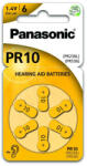 Panasonic PR230/6LB cink-levegő hallókészülék elem, PR10, 6 db/bliszter (PR230-6LB)
