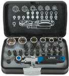Laser Tools LAS-6555 1/4"-os dugókulcs és bitkészlet, 26 részes (LAS-6555) - praktikuskft