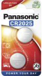 Panasonic CR2025 3V lítium gombelem, 2 db/bliszter (CR2025-2B-PAN)