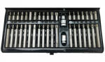 Welzh Werkzeug 6881-WW 10 mm-es befogású bitkészlet, torx, imbusz, spline, rövid és hosszú, 40 részes (6881-WW)