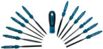 Laser Tools LAS-5114 precíziós reszelő készlet, 120 mm-es cserélhető pengék, 12 részes (LAS-5114)