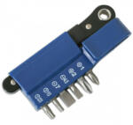 Laser Tools LAS-2562 1/4"-os bitkészlet mini racsnis szárral, 7 részes (LAS-2562)
