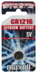 Maxell CR1216 3V lítium gombelem, 1 db/bliszter (CR1216-MAX)