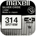 Maxell SR716W 1.55V ezüst-oxid gombelem (SR716W-MAX)