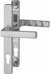 Hoppe Maner pentru usa PVC, Hoppe Toulon, din aluminiu, latime 30 mm, interax 92 mm, culoare argintiu