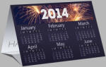  Calendare triptice de birou 2022 orizontal