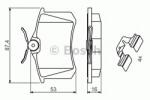 Bosch Set placute frana, frana disc RENAULT SCENIC I (JA0/1) (1999 - 2003) BOSCH 0 986 494 600