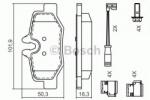 Bosch Set placute frana, frana disc MERCEDES VITO / MIXTO caroserie (W639) (2003 - 2016) BOSCH 0 986 494 603