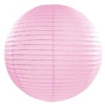PartyDeco Lampion roz rotund din hârtie 20 cm