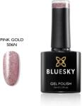 Bluesky S06N Pink Gold nagy szemcsés csillogó nude rózsaszín géllakk