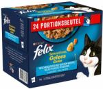 FELIX Felix "Sensations" Pliculețe 24 x 85 g - Sardine, somon, cod negru, păstrăv în gelatină