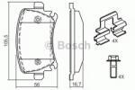 Bosch Set placute frana, frana disc AUDI A3 Sportback (8PA) (2004 - 2013) BOSCH 0 986 494 595