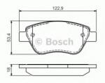 Bosch Set placute frana, frana disc FIAT ALBEA (172) (2007 - 2016) BOSCH 0 986 494 132