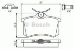 Bosch Set placute frana, frana disc VW EOS (1F7, 1F8) (2006 - 2016) BOSCH 0 986 494 621