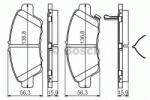 Bosch Set placute frana, frana disc HONDA CR-Z (ZF1) (2010 - 2016) BOSCH 0 986 494 562