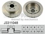 NIPPARTS Disc frana NISSAN NAVARA platou / sasiu (D40) (2008 - 2016) NIPPARTS J3311048