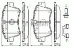 Bosch Set placute frana, frana disc MERCEDES CLK Cabriolet (A209) (2003 - 2010) BOSCH 0 986 494 607
