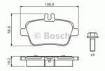 Bosch Set placute frana, frana disc MERCEDES B-CLASS (W246, W242) (2011 - 2016) BOSCH 0 986 494 664