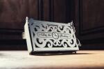 Time for Machine Puzzle Mecanic 3D, Metal, Time for Machine, Model Cutie pentru carti de vizita Perfecto